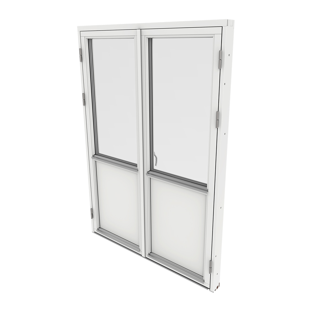 Parfönsterdörr Outline 3-Glas Trä