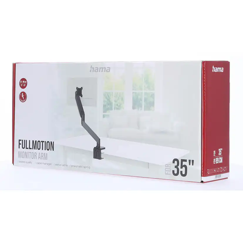 Monitorfäste Hama Performer För En Monitor Dynamisk Svart 13-35"