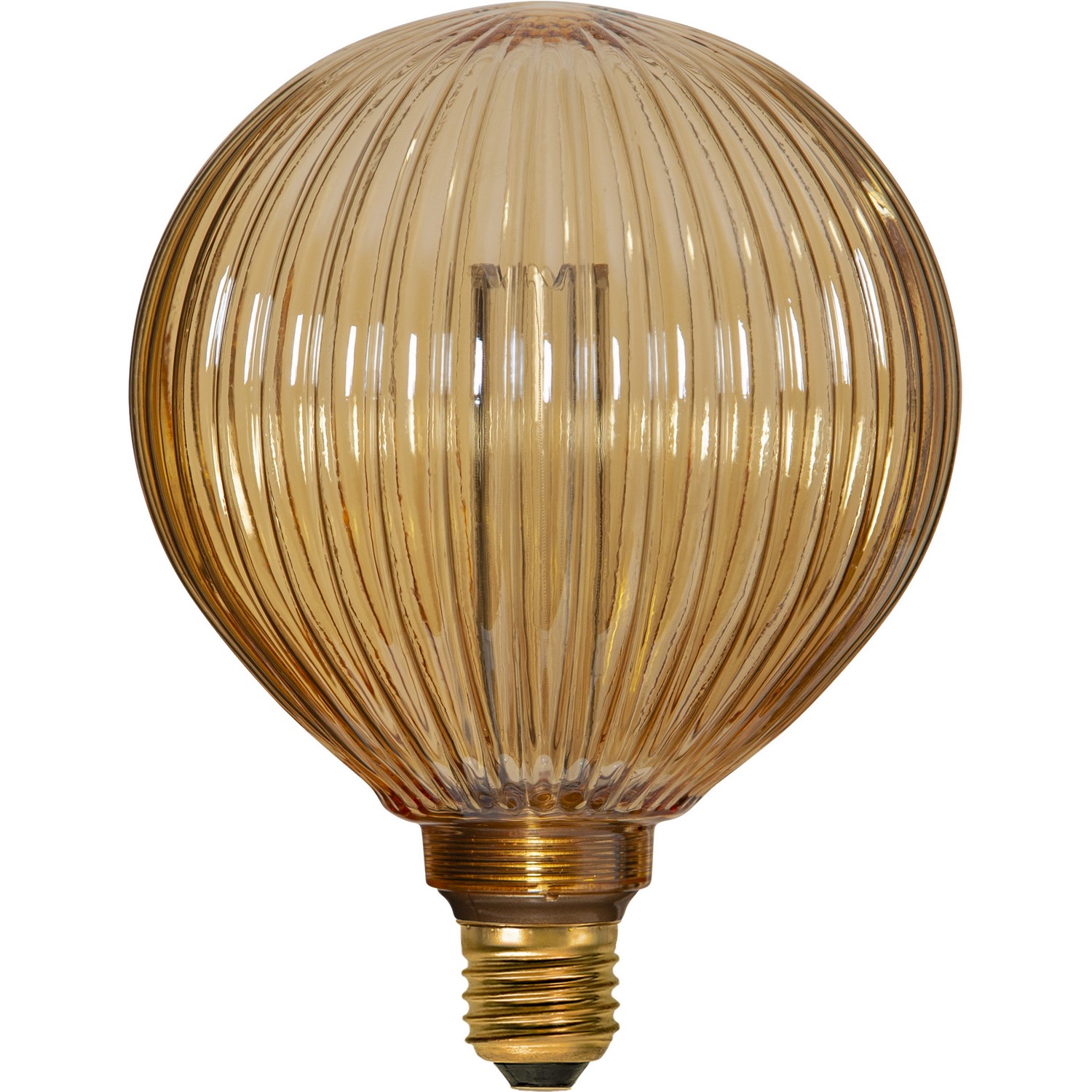 LED-lampa E27 G125 Decoled New Generation Classic Amber