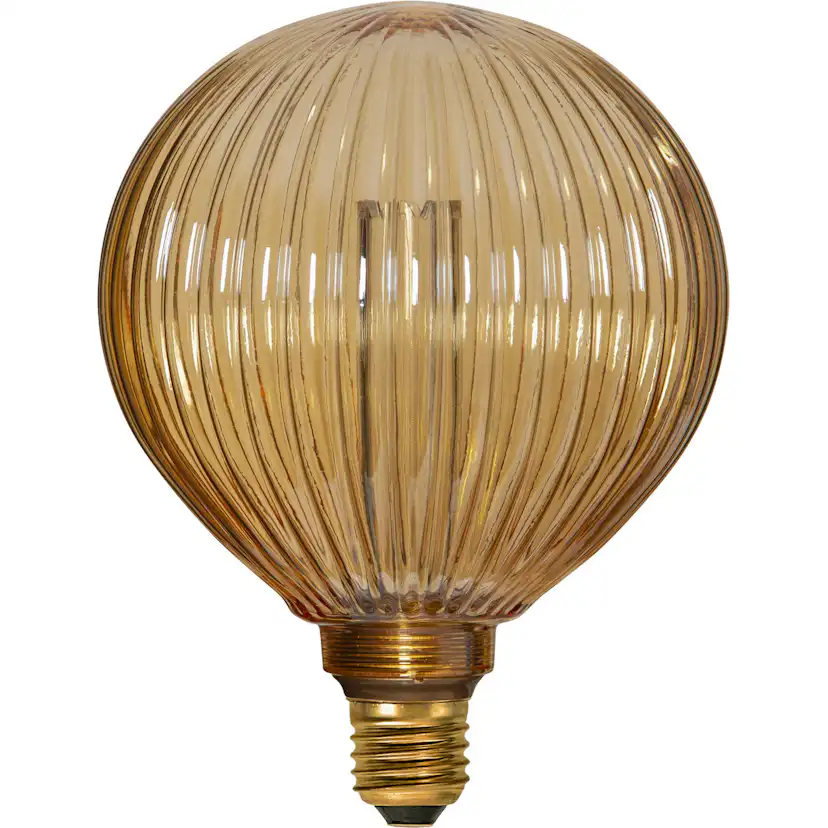 LED-lampa E27 G125 Decoled New Generation Classic Amber
