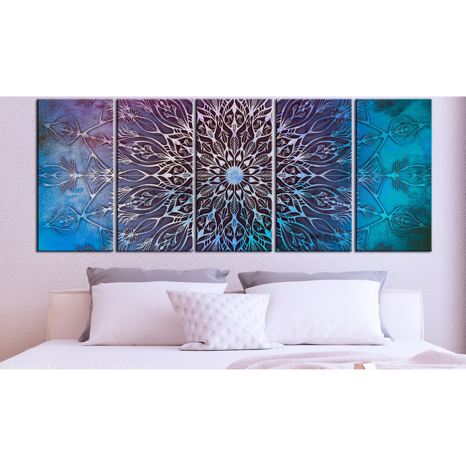 Tavla Arkiio Center Narrow Blue 5 delar