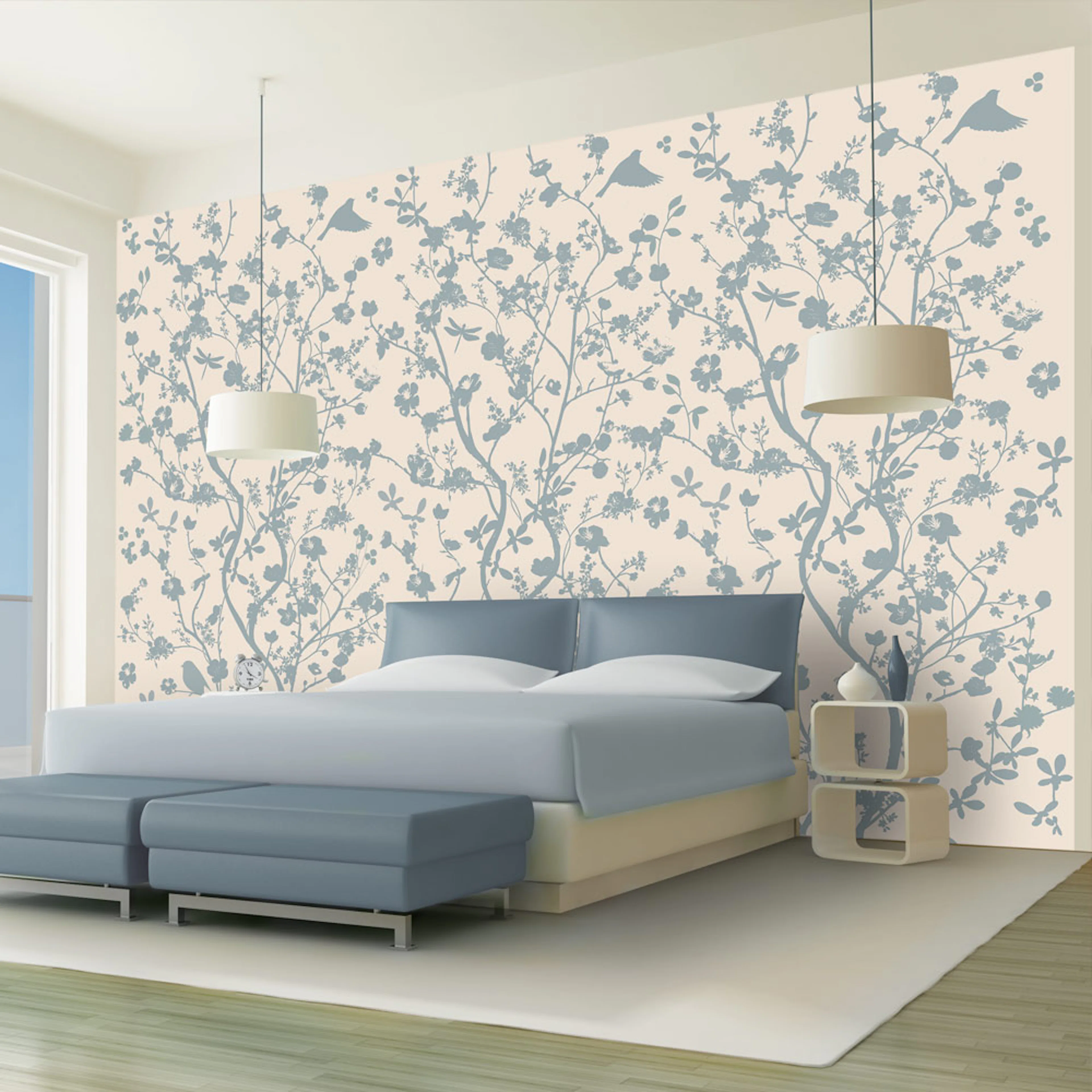 Fototapet Arkiio Spring commotion 450x280 cm