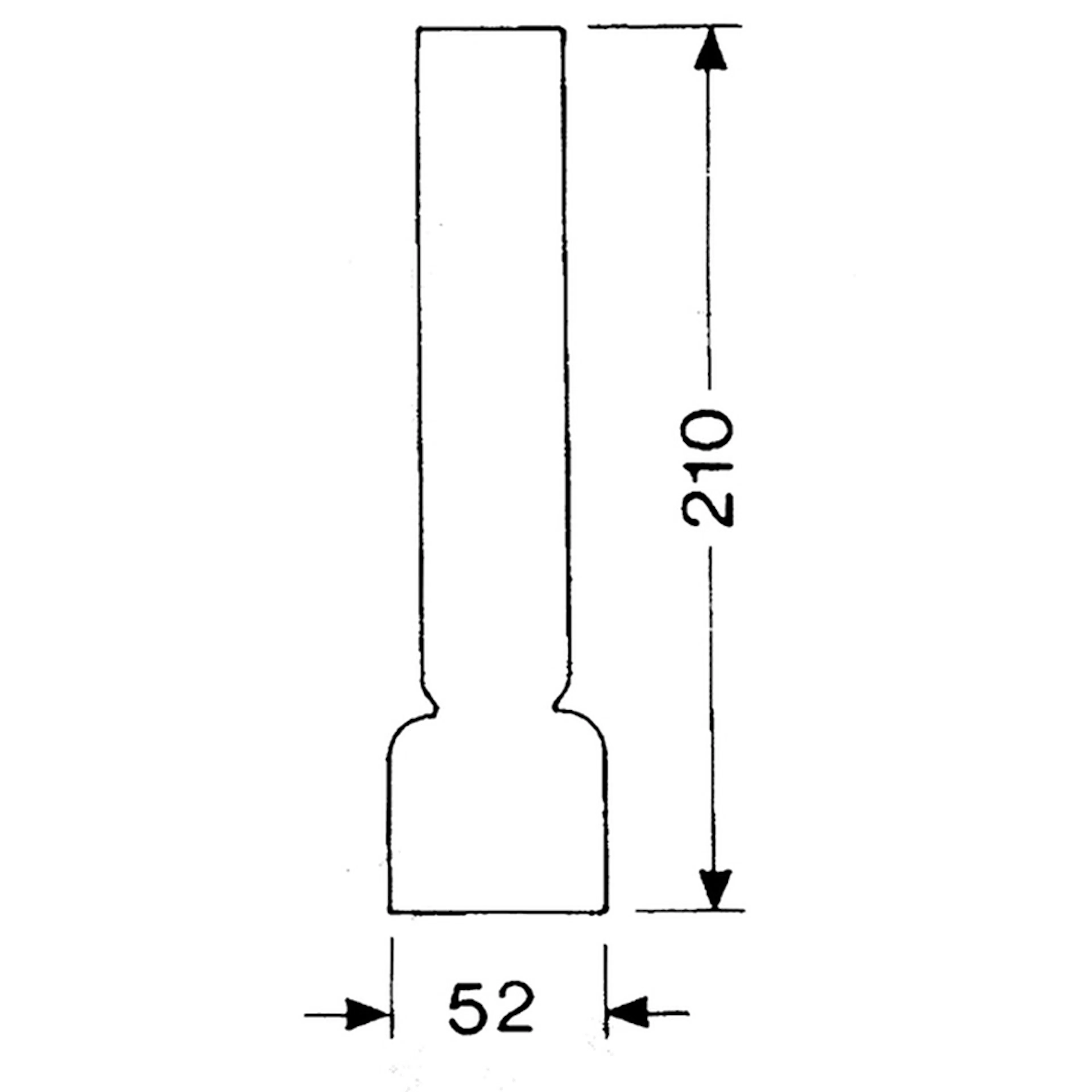 Lampglas Den Haan Dhr 14 X 210 Mm