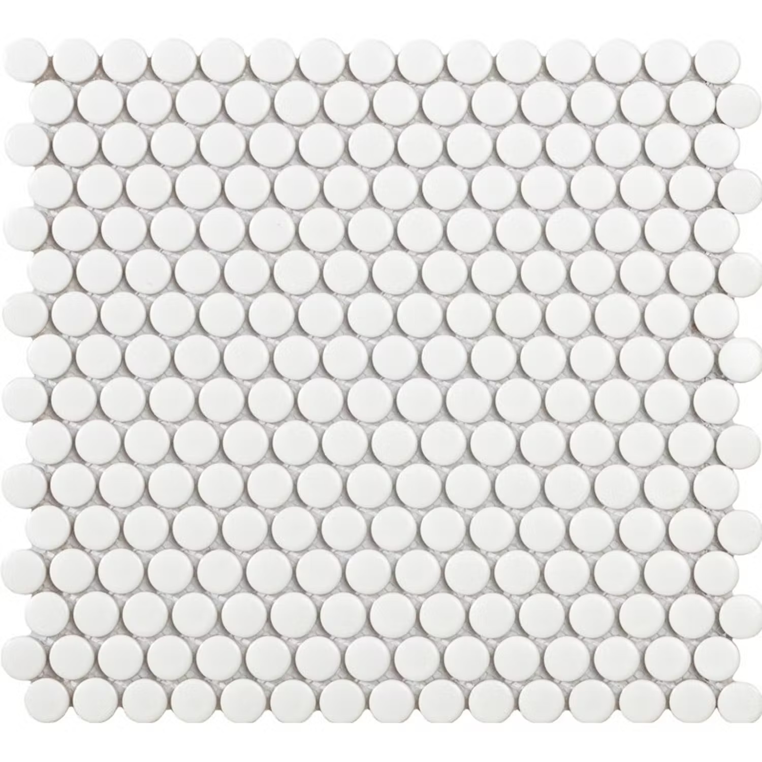 Mosaik Konradssons Tech Penny Vit Matt 29,4x32 cm