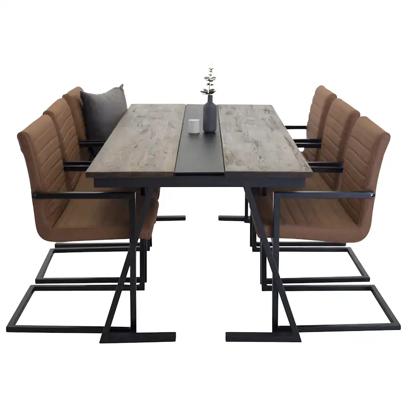 Matgrupp Venture Home Jane med 6 Asta Stolar