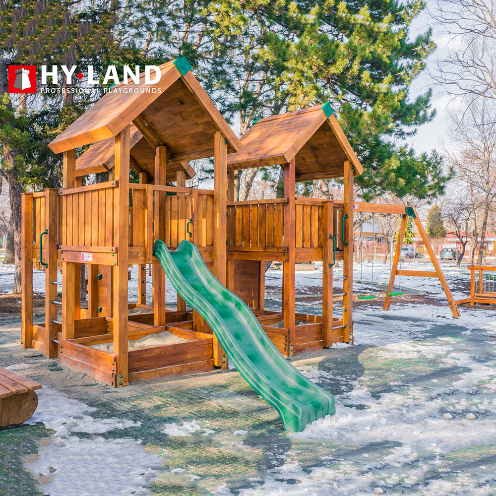 Klätterställning Hy-Land Projekt 8 + Swingmodul