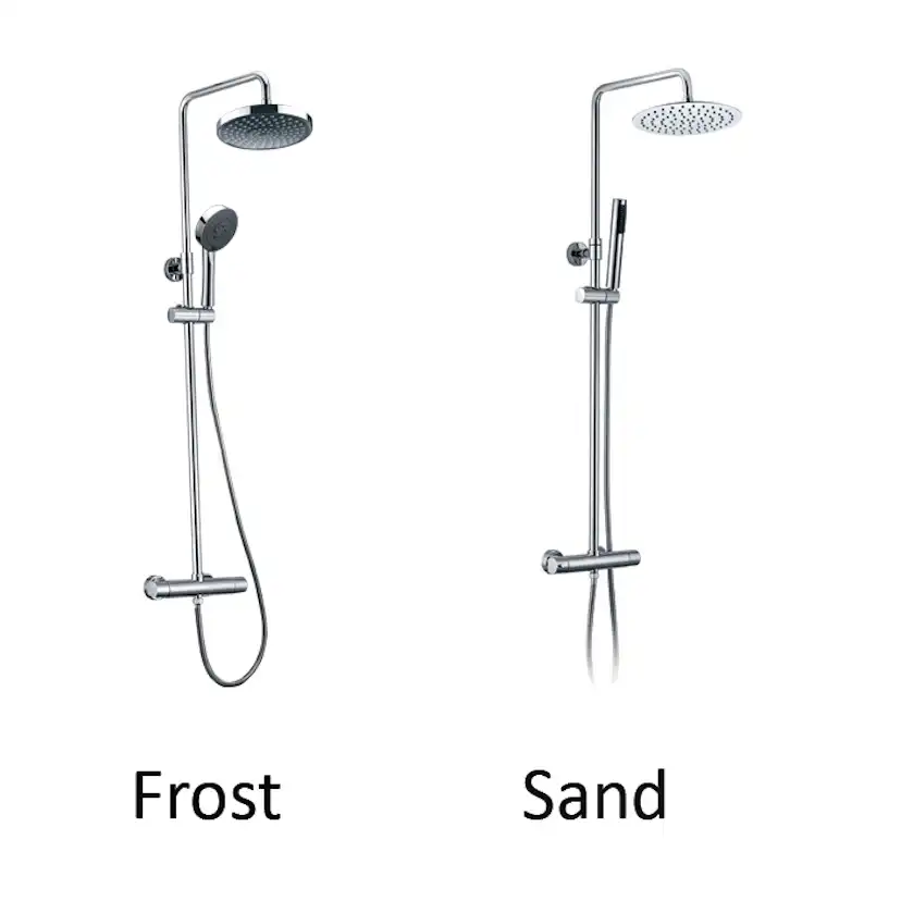 Duschhörn Noro Fix Trend R 99 Rökfärgat Glas med Takdusch