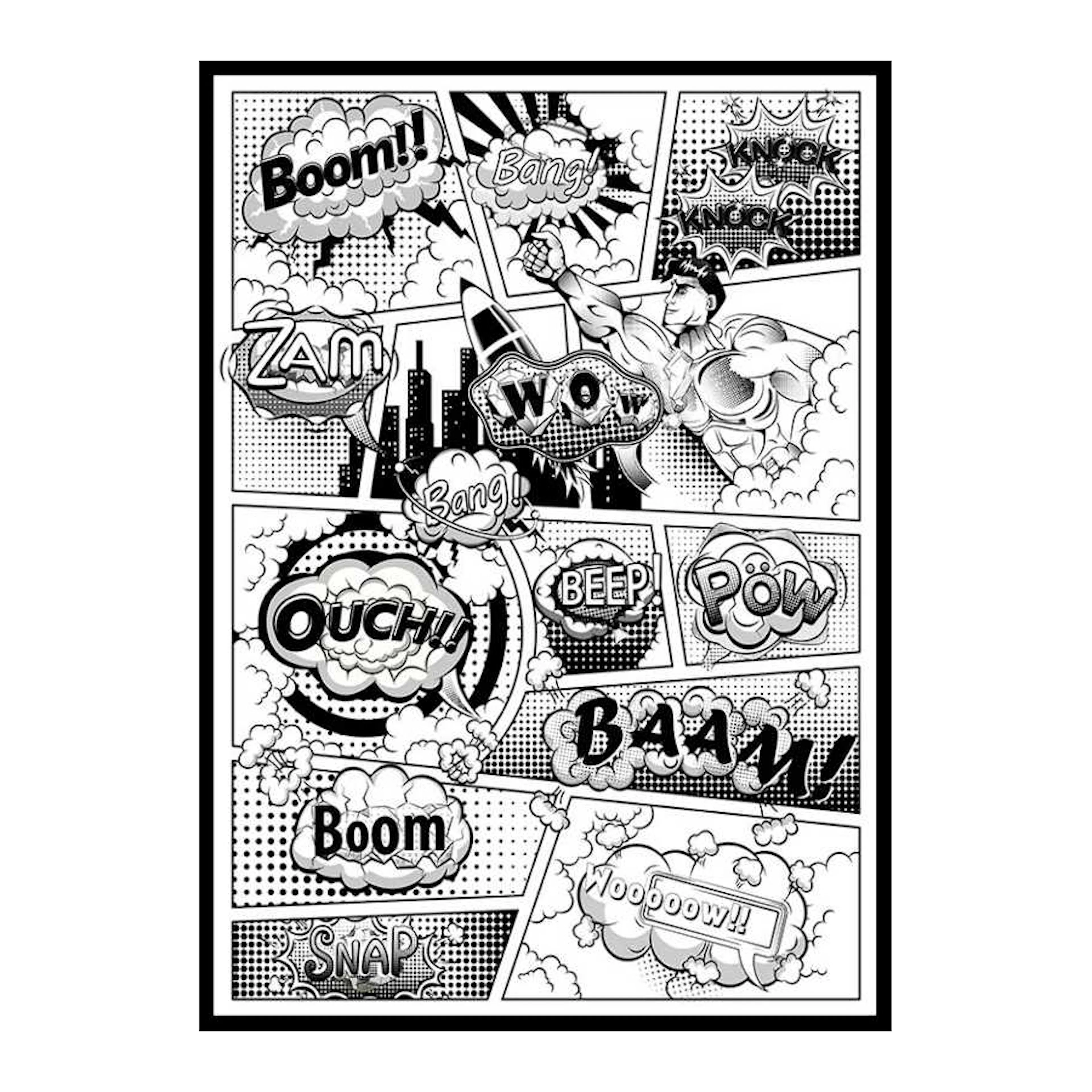 Boom Baam! 50x70 cm