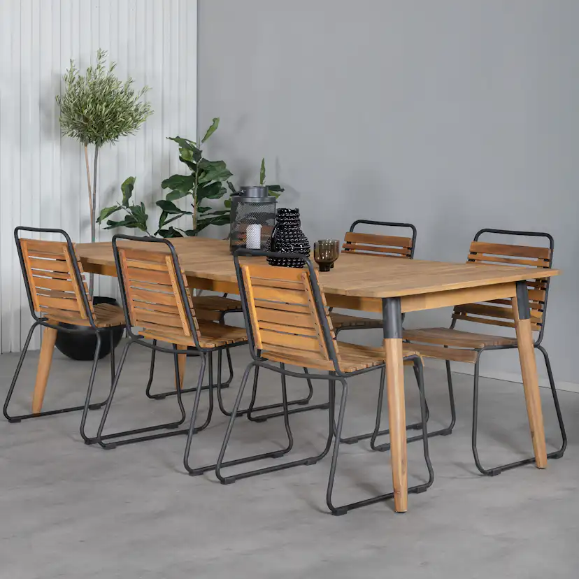 Matgrupp Venture Home Julle med 6 Boy Matstolar