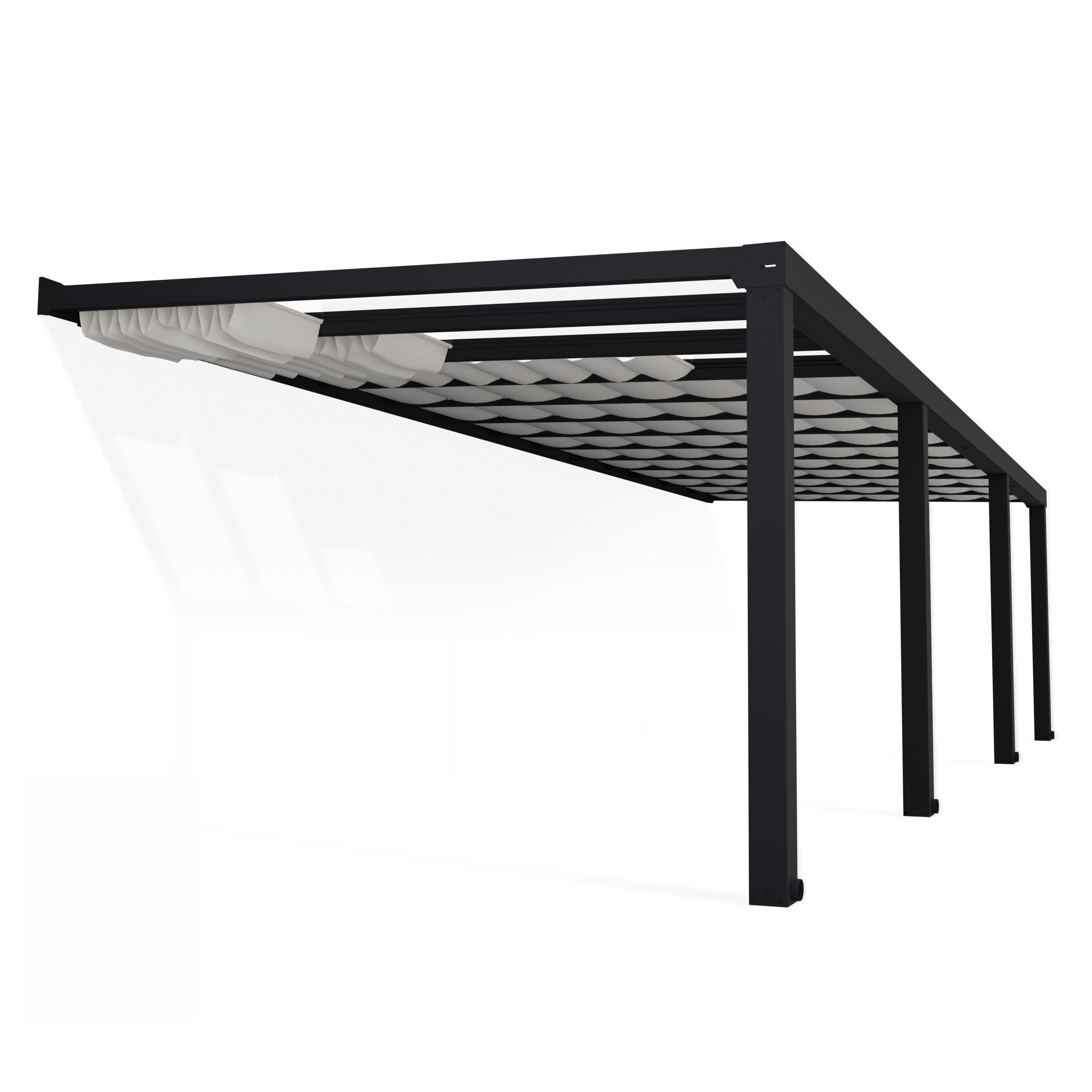 Persienn Canopia by Palram Skuggkit Till Pergola Stockholm 3,4 x 9,5 m