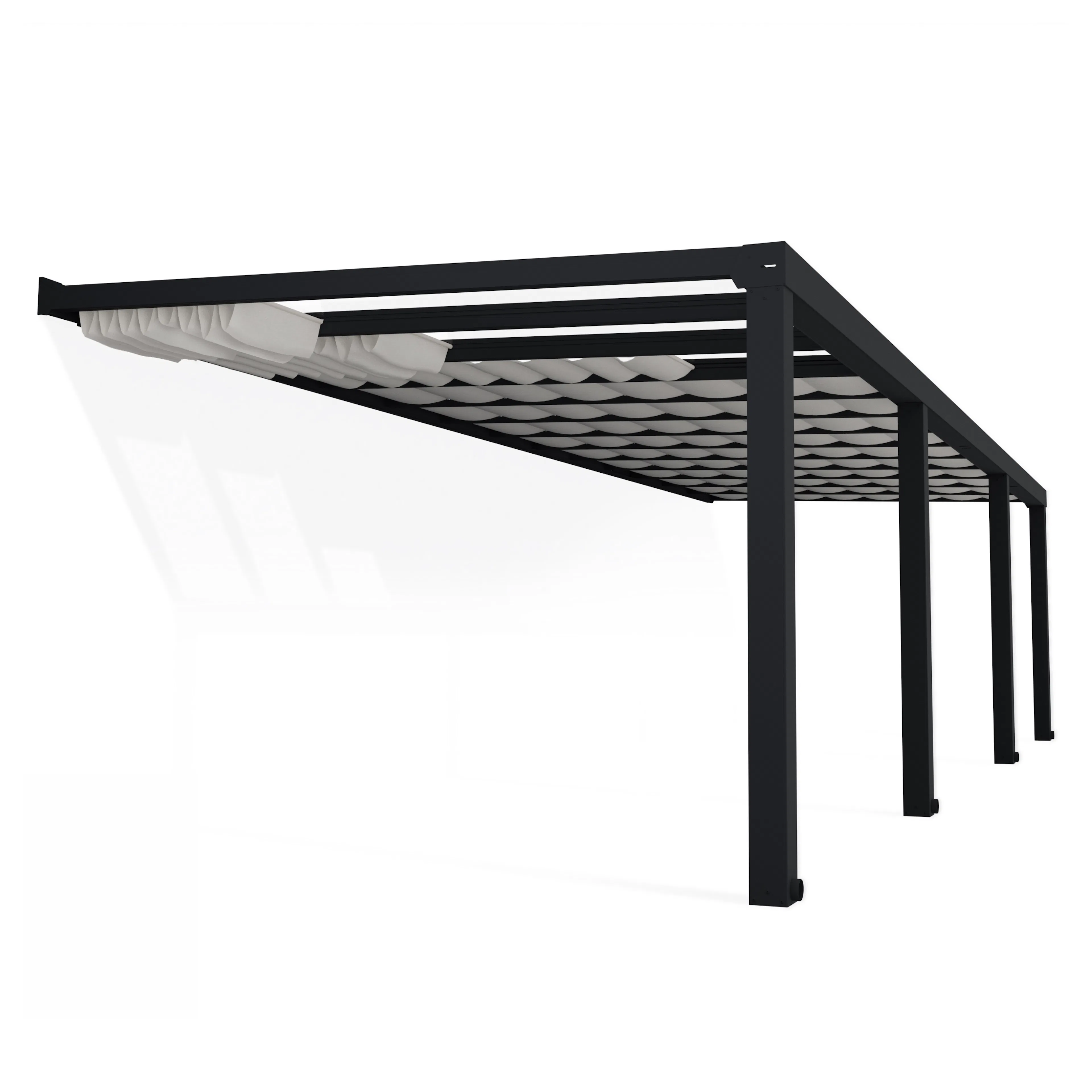 Persienn Canopia by Palram Skuggkit Till Pergola Stockholm 3,4 x 9,5 m