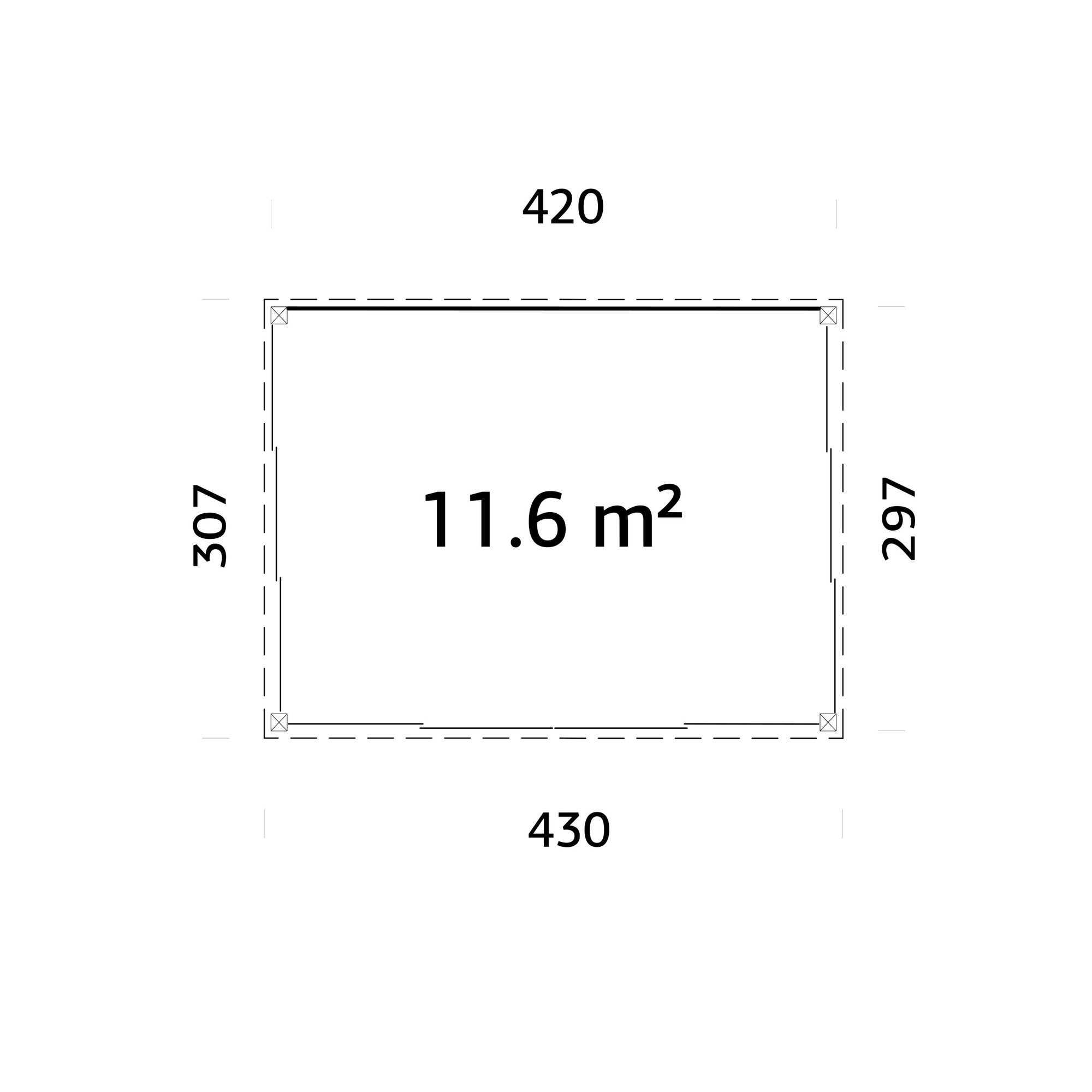 Uterum Palmako Lumi 12,5 m² (inv. 11,6 m²) Slide