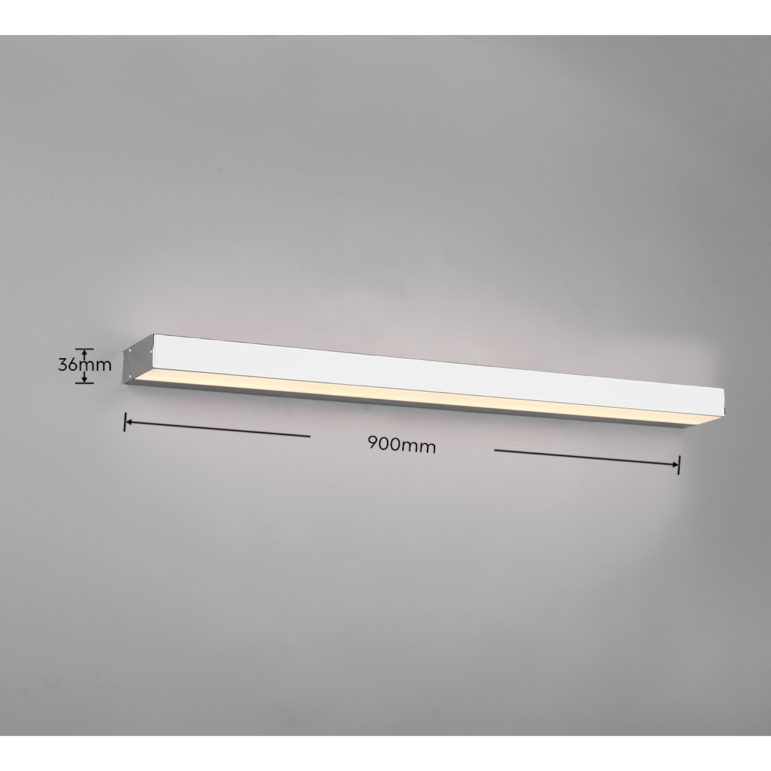 Färg: Krom, Bredd: 900mm