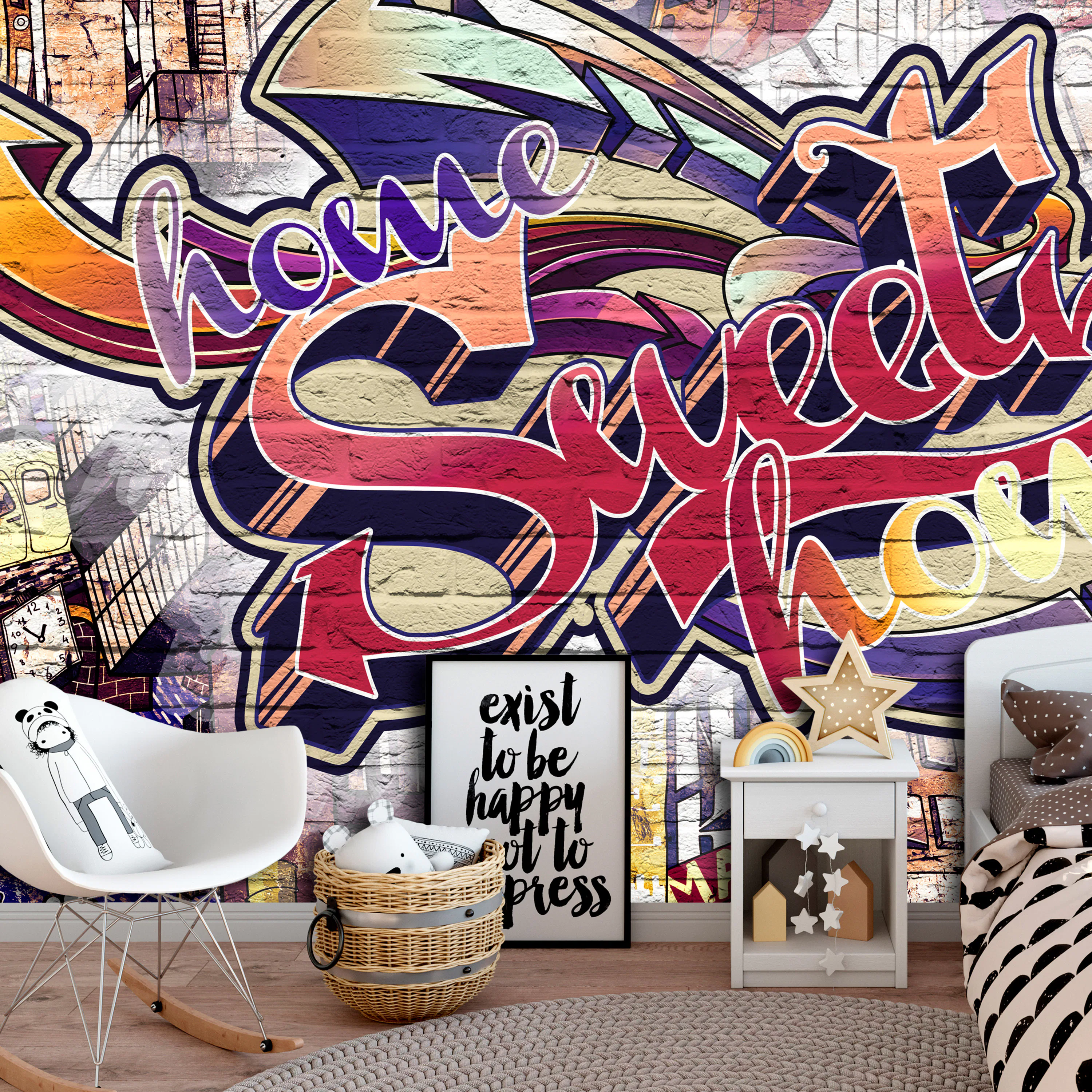Fototapet Arkiio Självhäftande Cool Graffiti