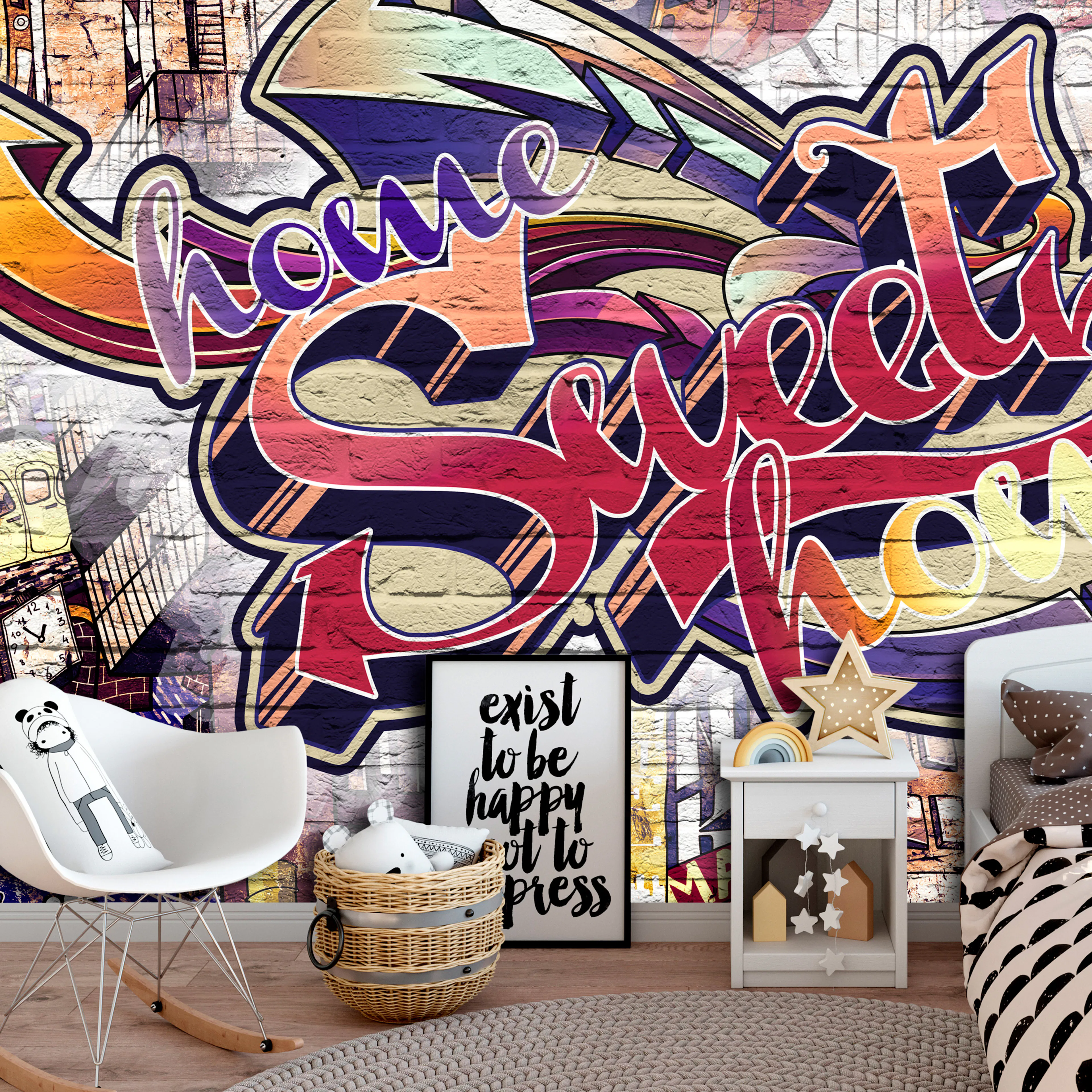 Fototapet Arkiio Självhäftande Cool Graffiti