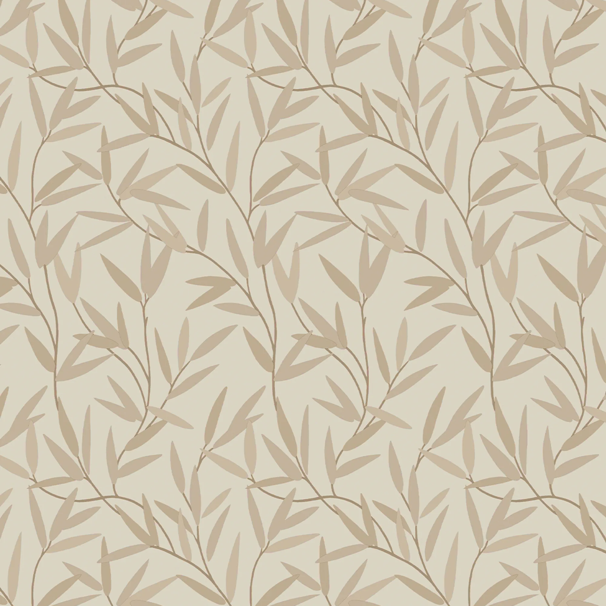 Tapet Laura Ashley Willow Leaf Naturel