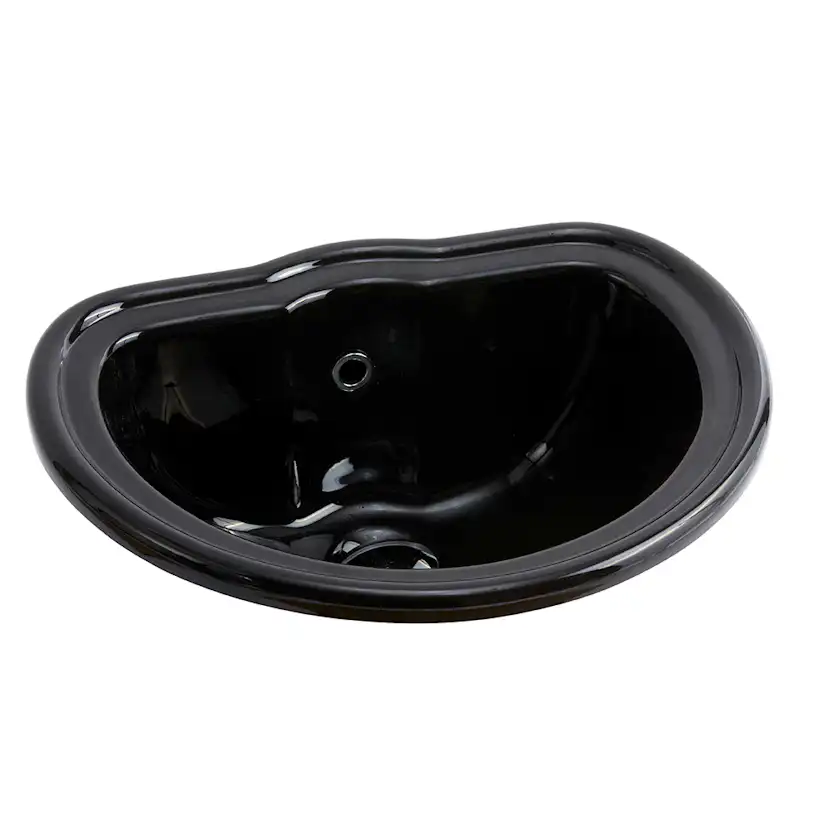 Tvättställ Lavabo Retro 50 Svart