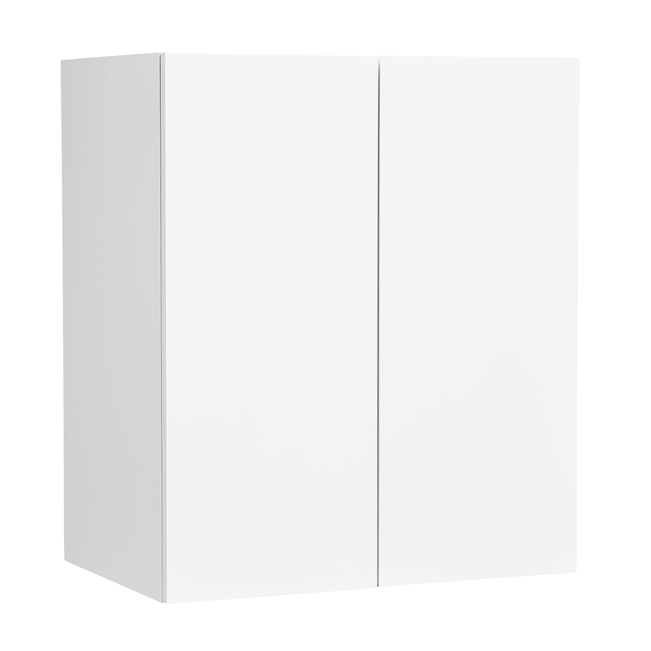 Al Isella Väggskåp 60X39 Vit Hb Högblank Vit, BxD: 600x390 mm, Dubbel Luckor