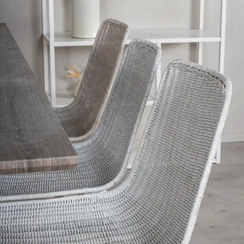 Matgrupp Venture Home Madde med 6 Cornelia Stolar