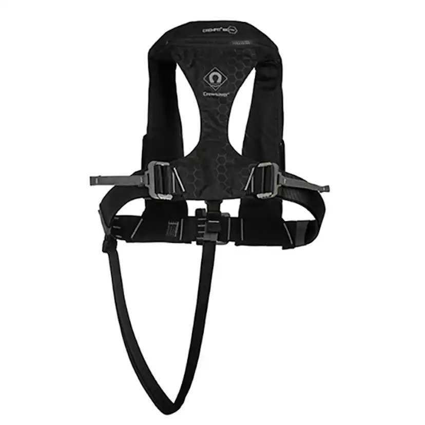 Flytväst Crewsaver Crewfit Auto 180N Pro Sele Svart