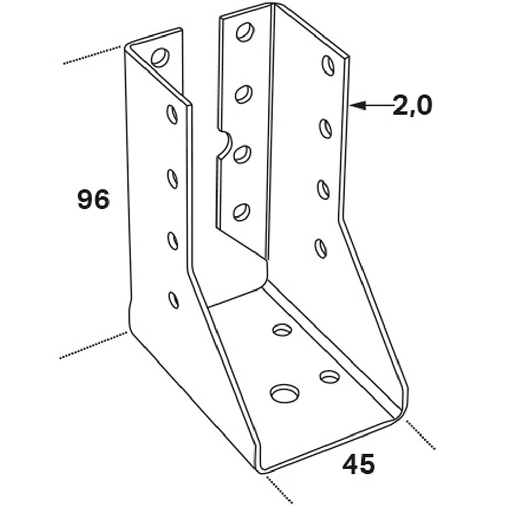 Balksko Jhi 45x96x2,0 45x96x2,0 mm