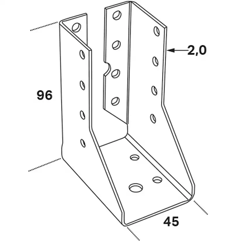 Balksko Jhi 45x96x2,0 45x96x2,0 mm