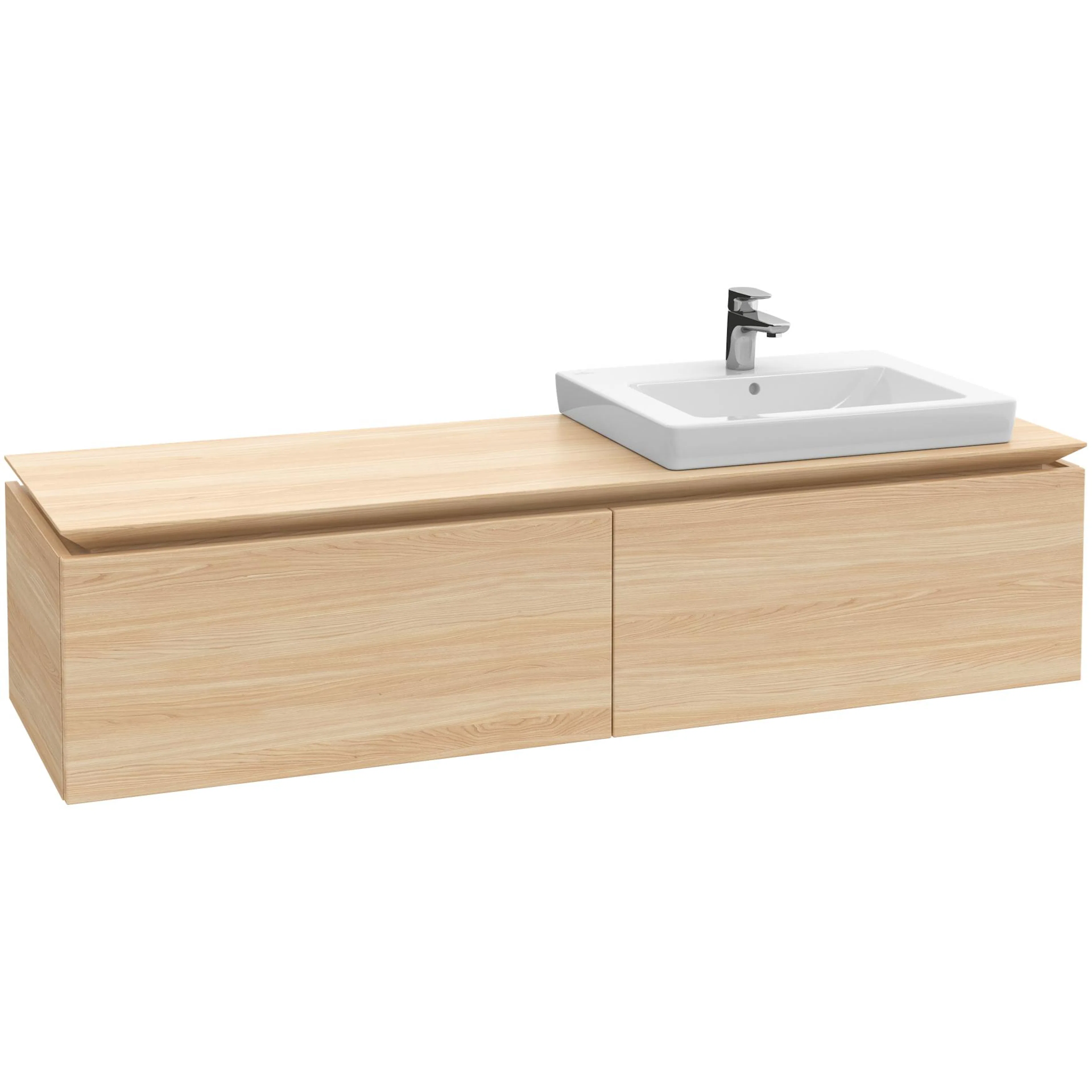 Tvättställ villeroy & Boch Subway 2.0 71136G01 Vit Alpin, Med Bräddavlopp, 600 mm, Med Blandarhål, för Trehålsblandare, Undersida: Polerad