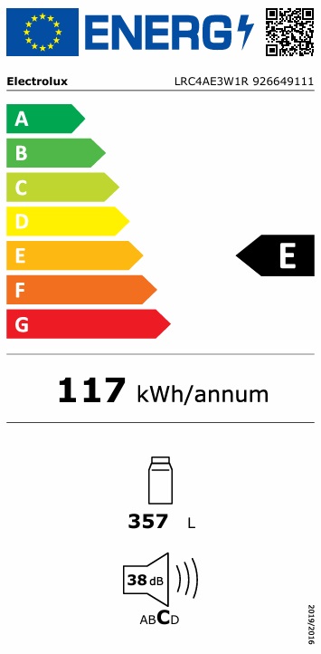 Kylskåp Electrolux LRC4AE3W1R