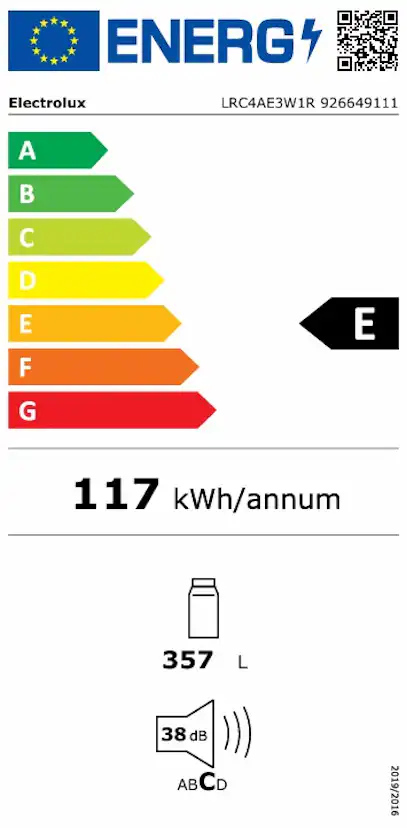 Kylskåp Electrolux LRC4AE3W1R