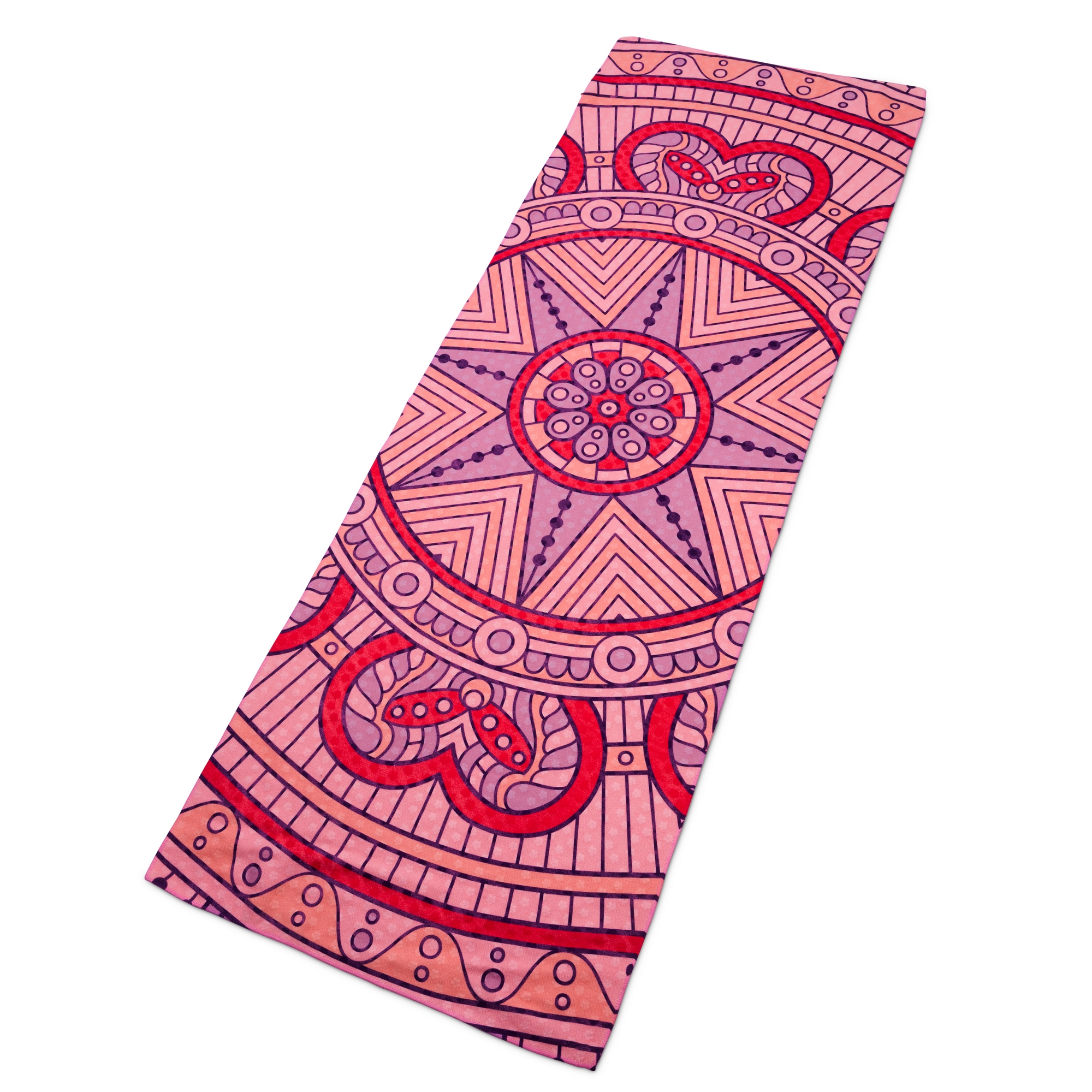 Yogahandduk Briv Mandalamöstrad Antislip