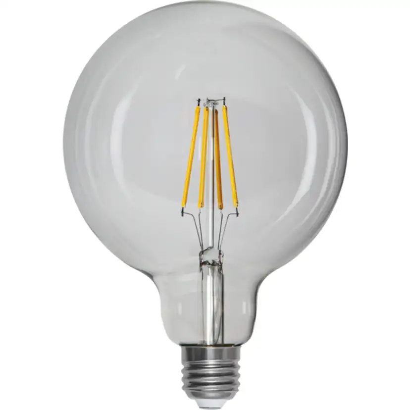 LED-lampa Star Trading E27 G125 Klar