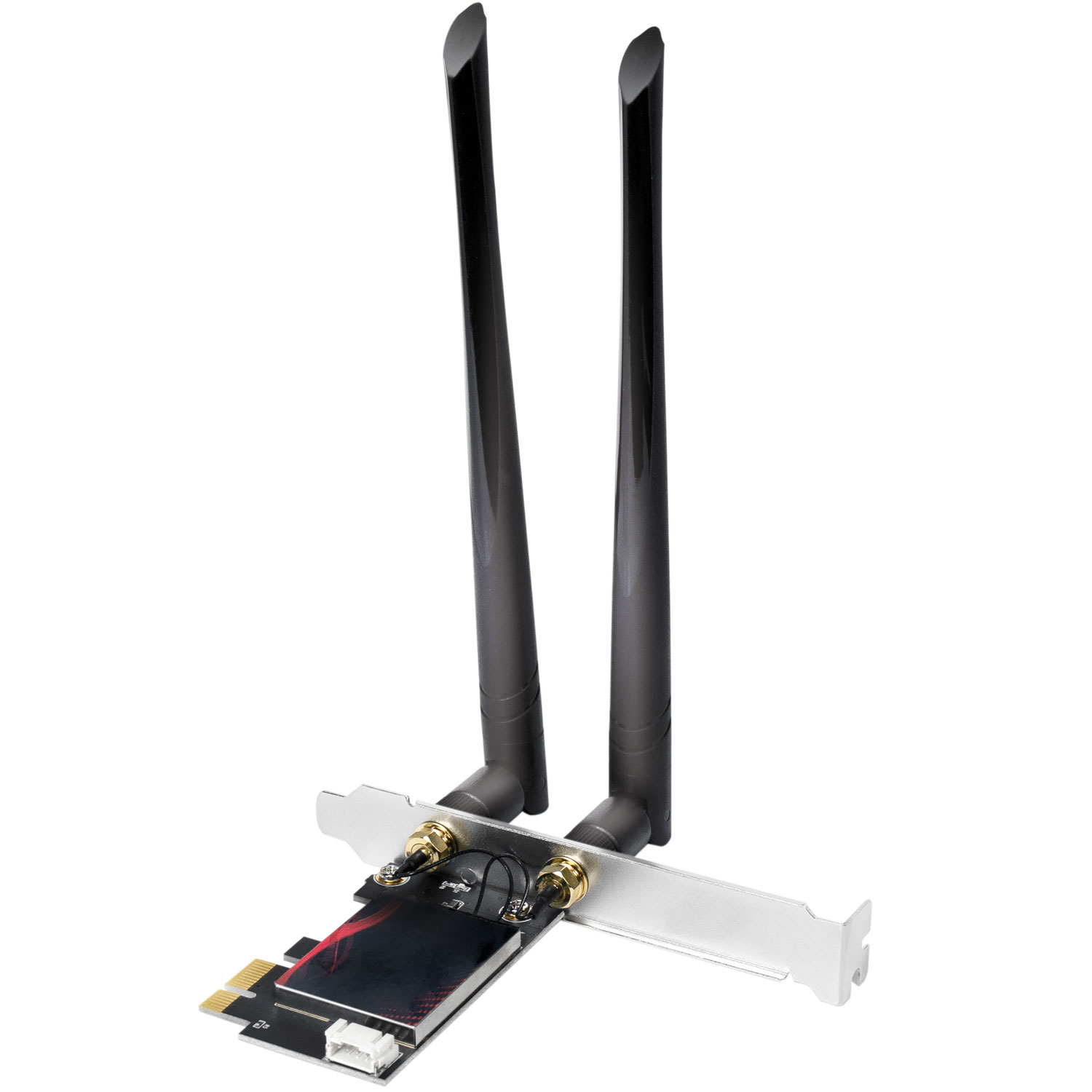 Trådlöst Nätverkskort LogiLink PCI Express Wi-Fi 6E AX5400 + BT 5.2 för Hemelektronik