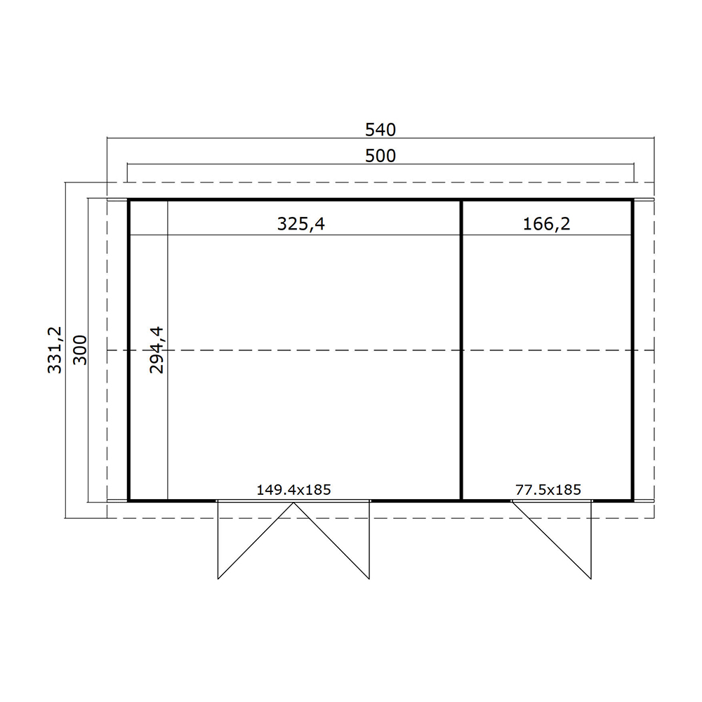 Förråd Landskap Lagra 15 kvm