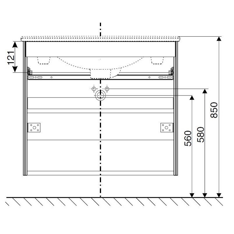 Tvättställsskåp Ifö Sense Pro SDSSMP 60 Compact Vit Tvättställsskåp Ifö Sense SDSSMP 60 Compact Vit