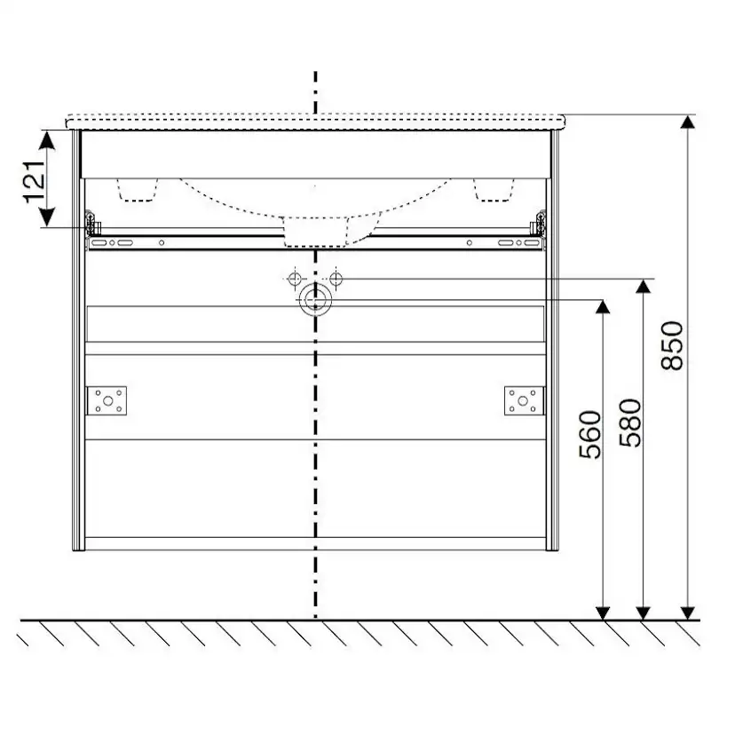 Tvättställsskåp Ifö Sense Pro SDSSMP 60 Compact Vit Tvättställsskåp Ifö Sense SDSSMP 60 Compact Vit