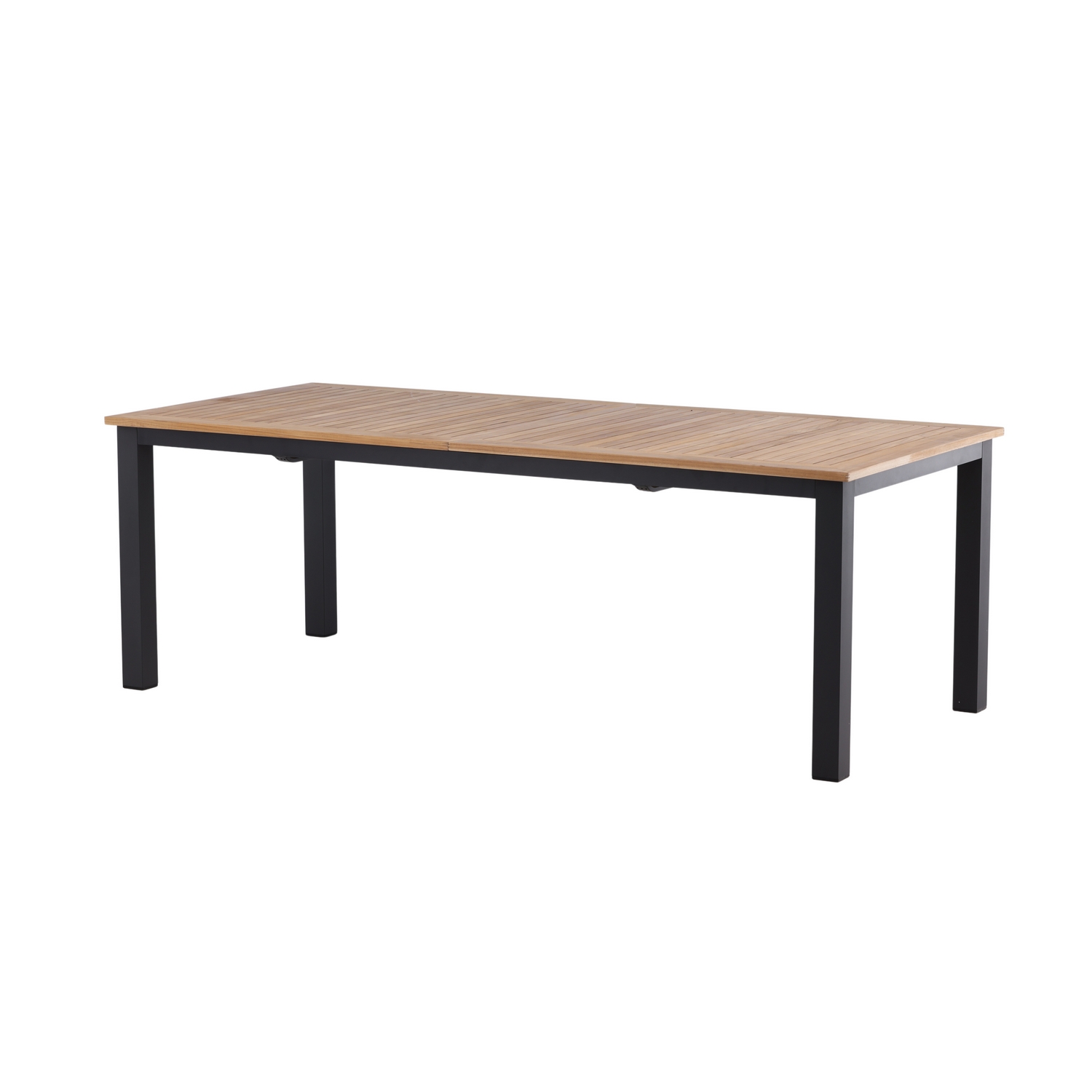 Panama - Table - 224/324*100 - svart Alu/Teak Svart/Teak