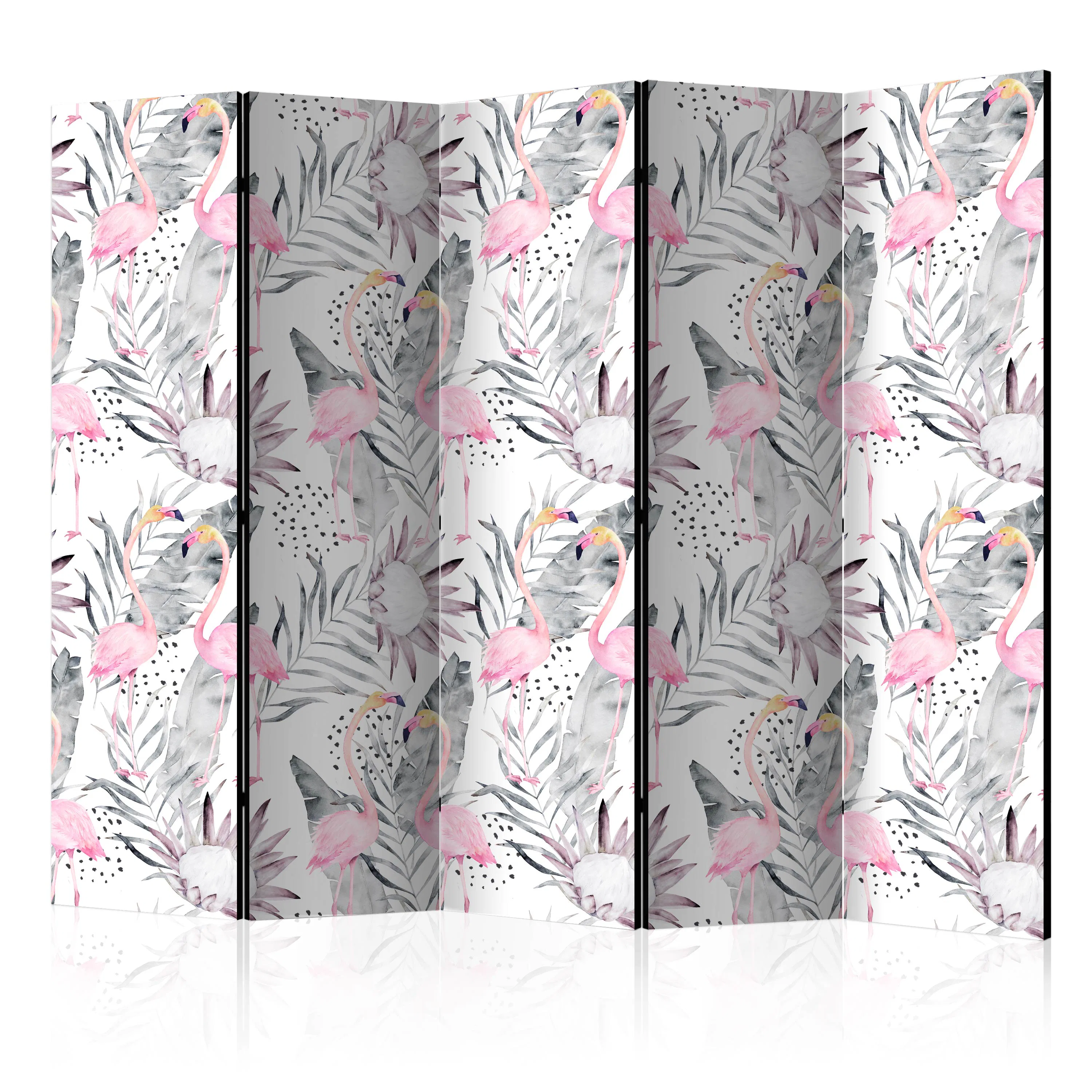 Rumsavdelare Skärmvägg Arkiio Flamingos and Twigs II 225x172 cm
