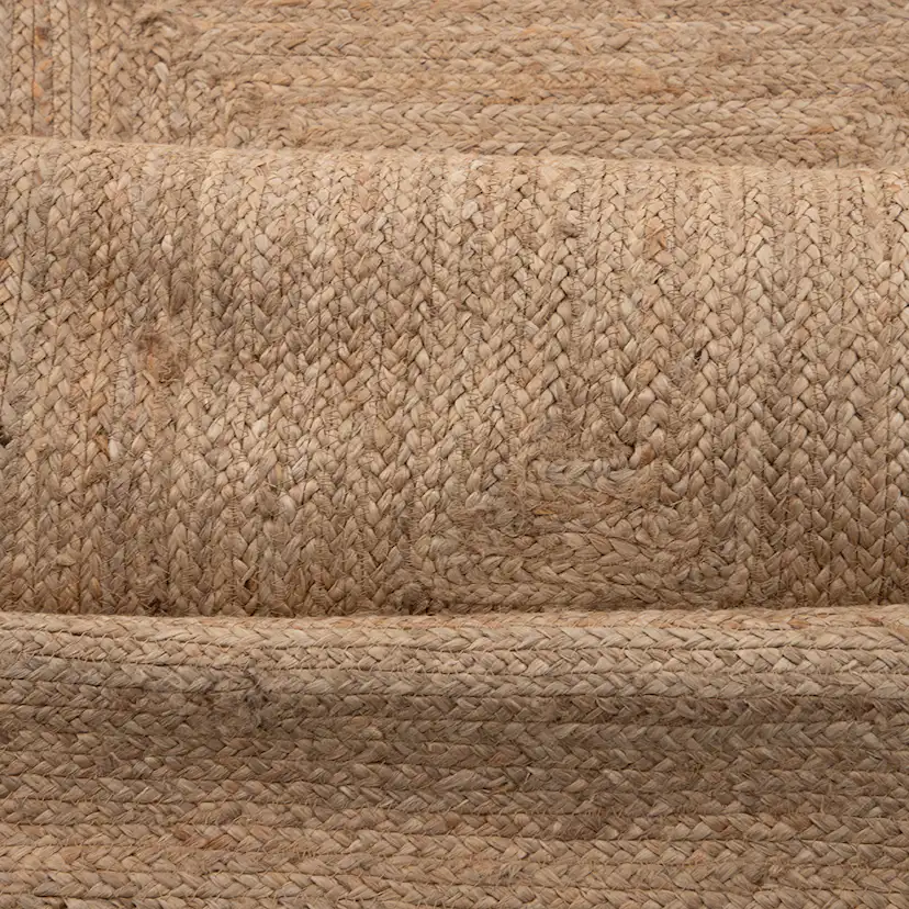 Oliver 100% jute - 300*200- -Rectangular-Natural dark 300x200 cm