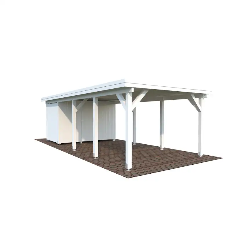 Carport Palmako Karl 23,1 m2 med Förråd