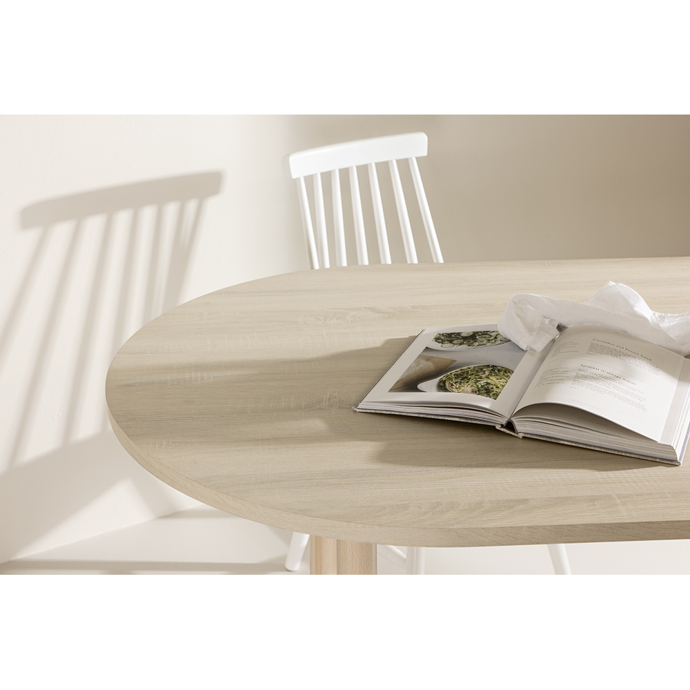 Andy Dining Table 90x180 cm  -  / Whitewash Vittvätt