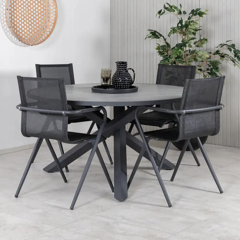 Matgrupp Venture Home Pincy med 4 Aspen Matstolar