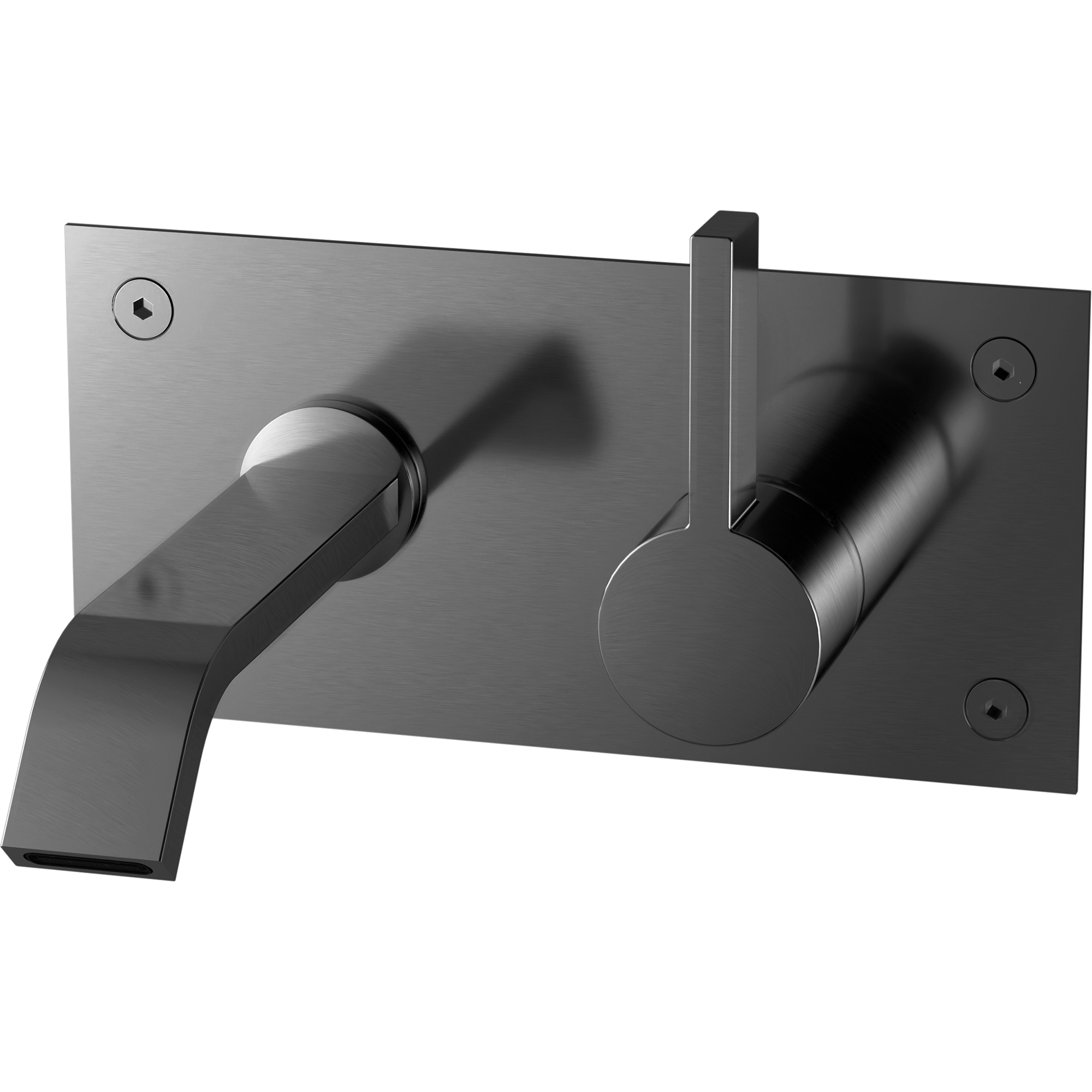 ARM004 Brushed Black Chrome Borstad Black Chrome