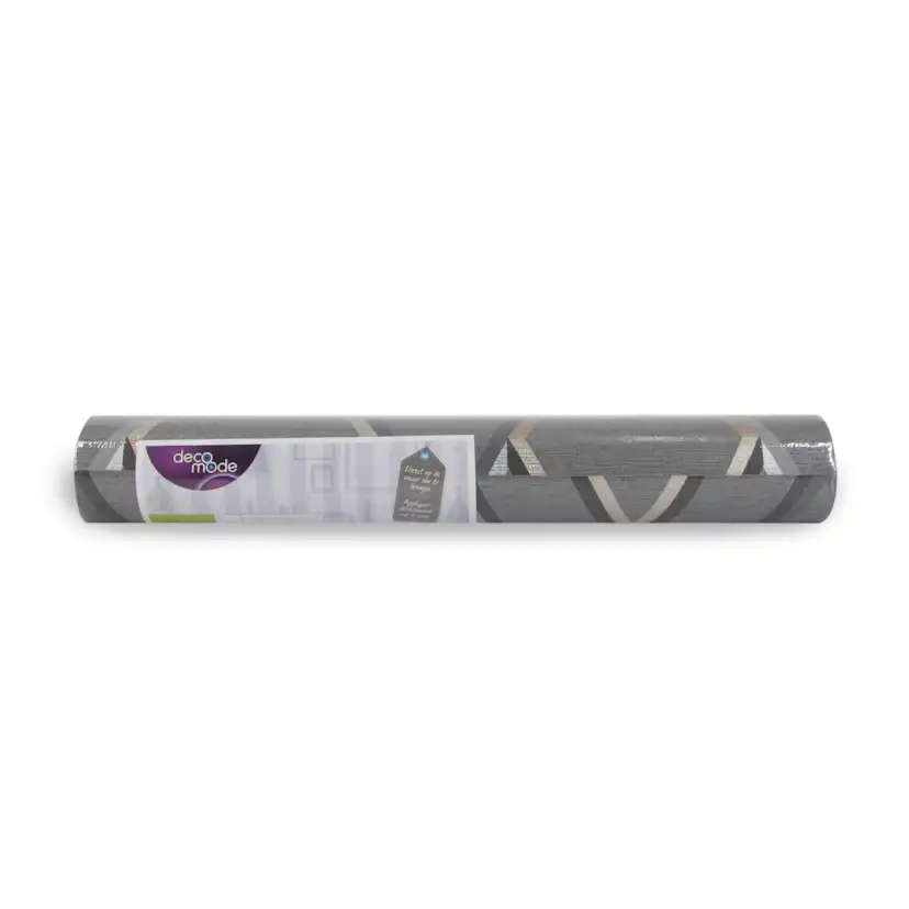 Tapet WOW Metallisk Geometrisk Grå