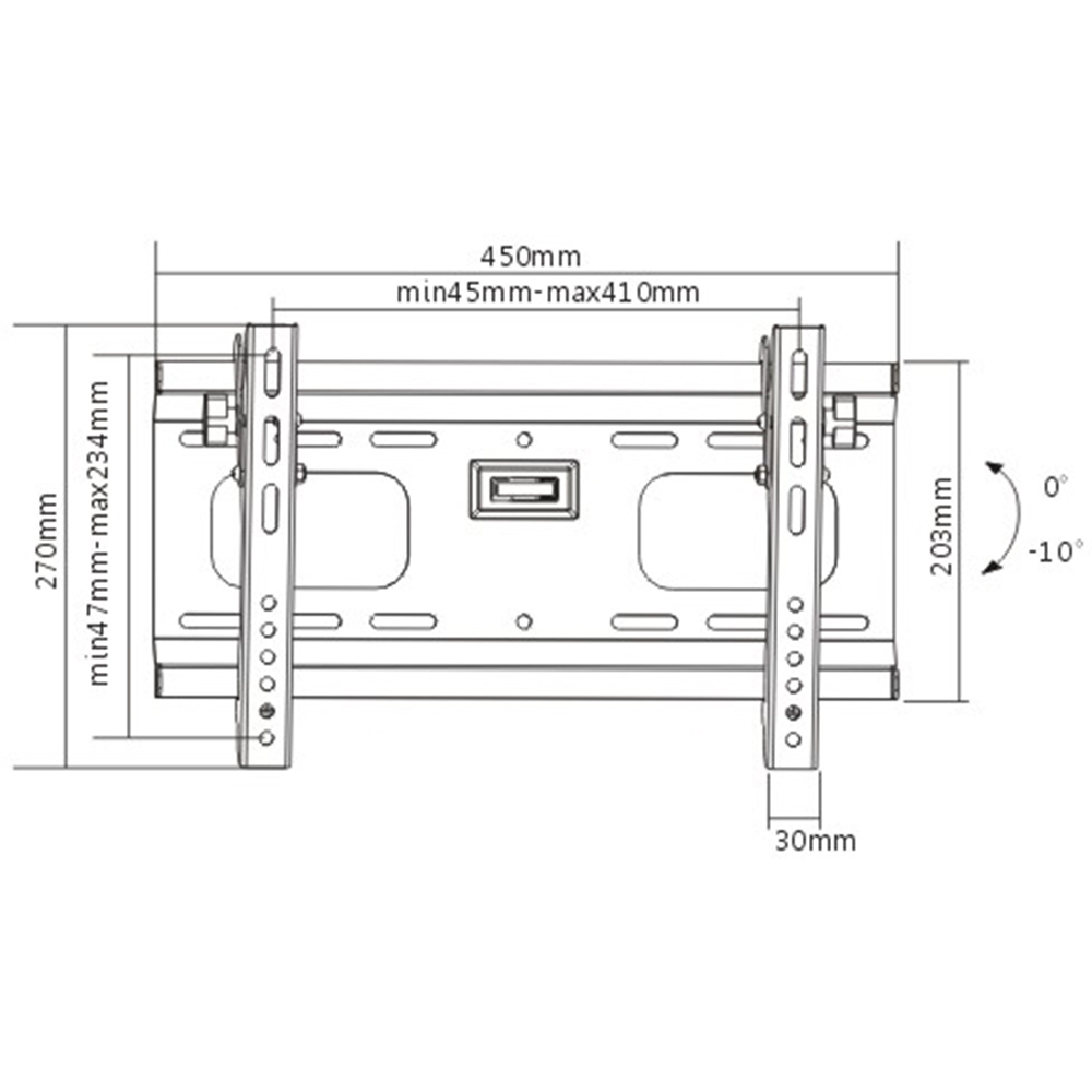 Väggfäste Mozi TLT1B