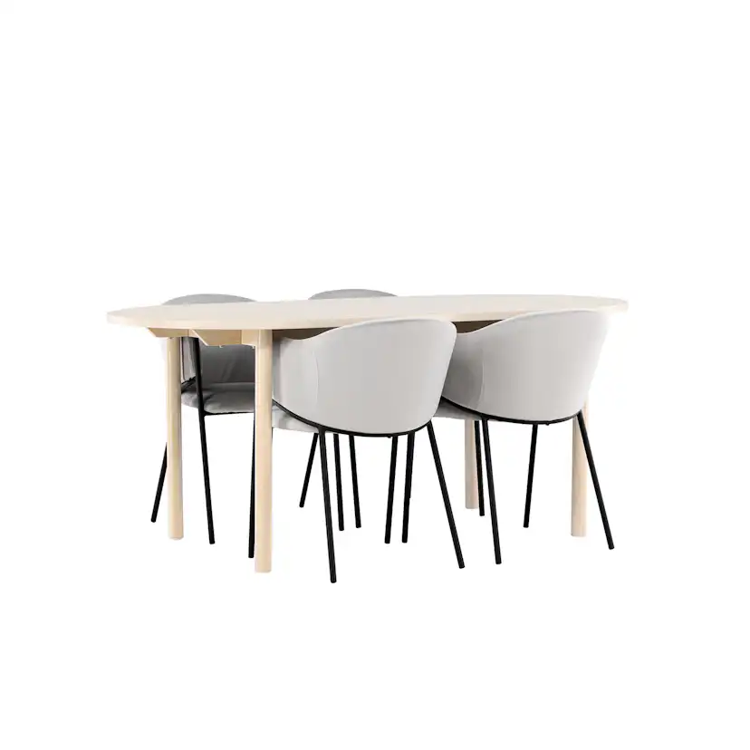 Matgrupp Venture Home Andy 180 med 4 st Evelina Stolar