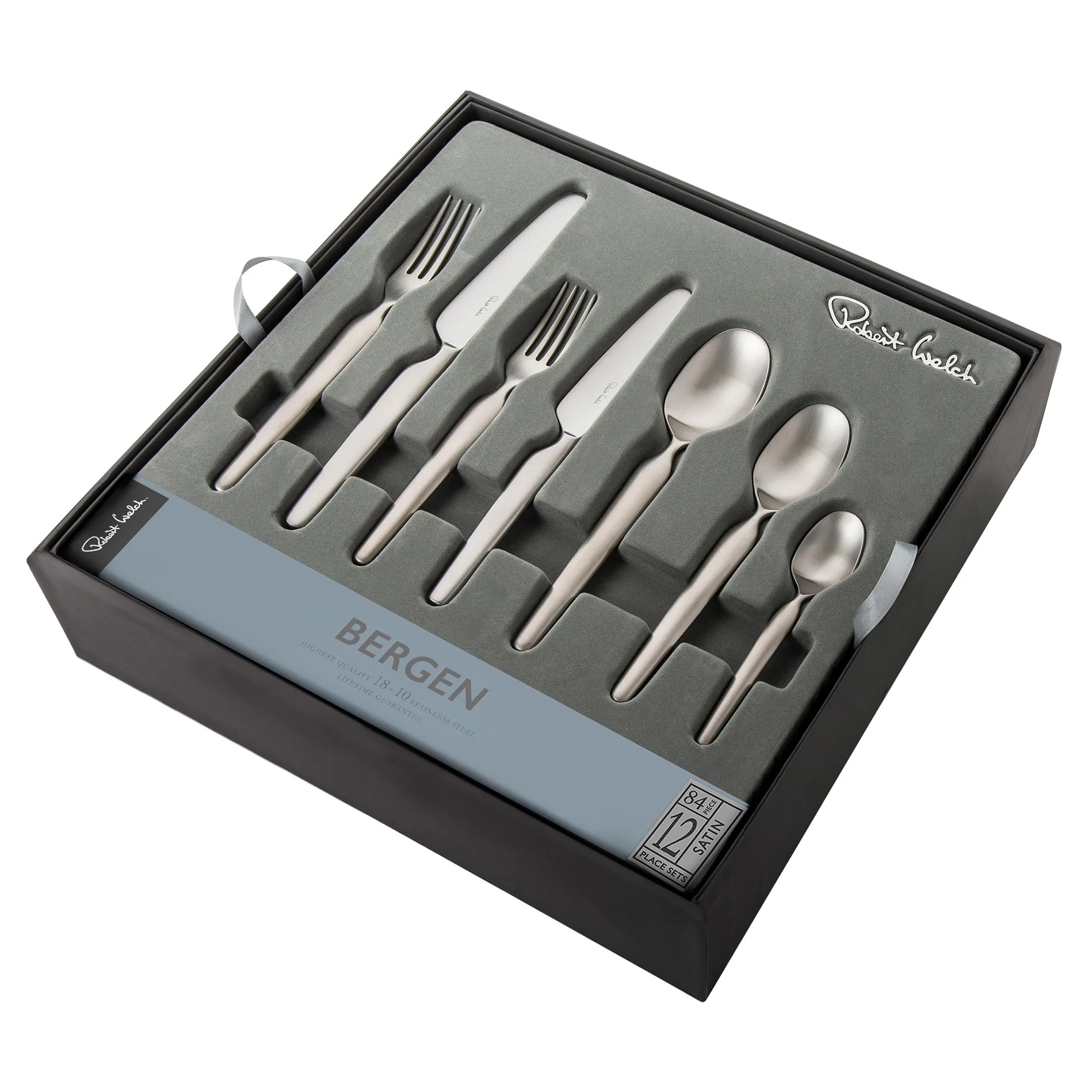 Bestickset Robert Welch Bergen Matt 84 Delar