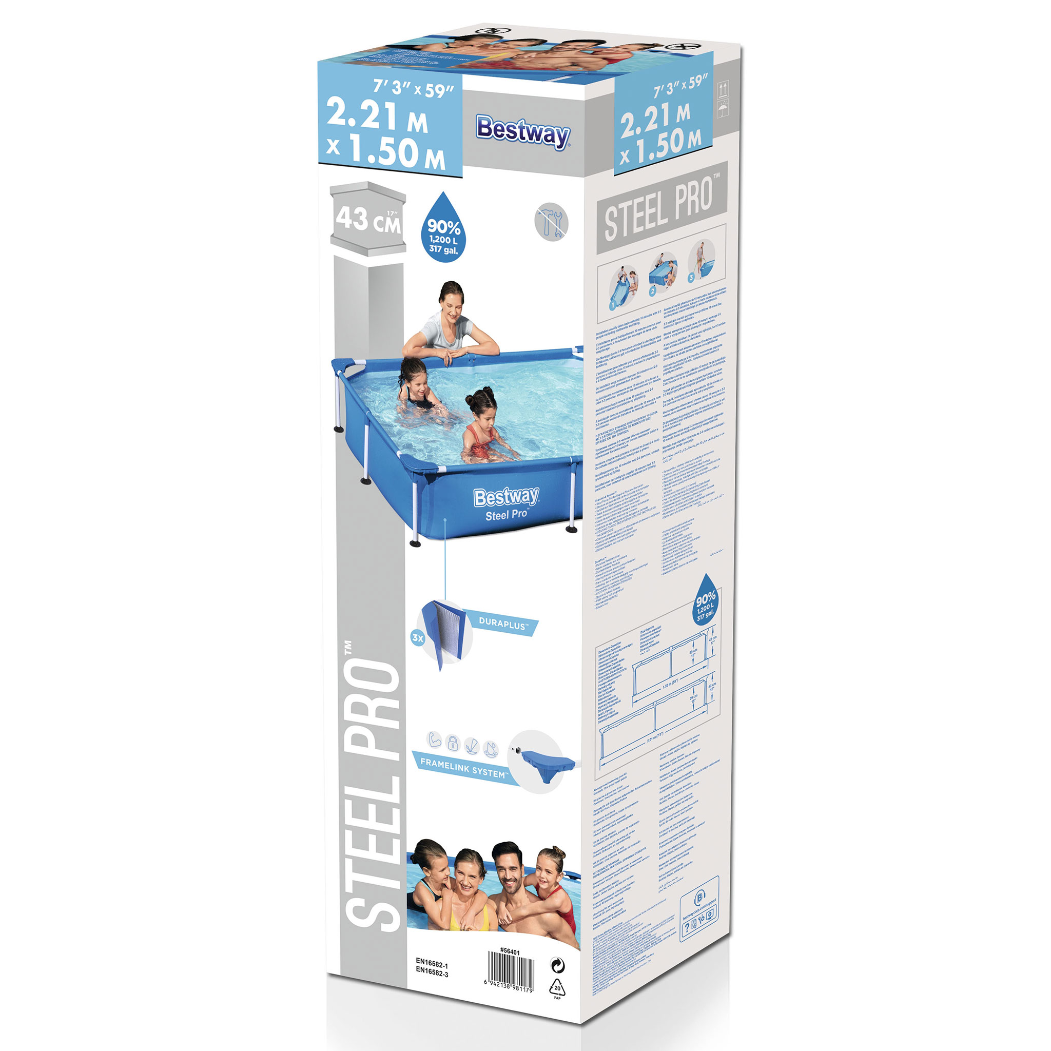 Pool Bestway Steel Pro 2,21 x 1,5 m