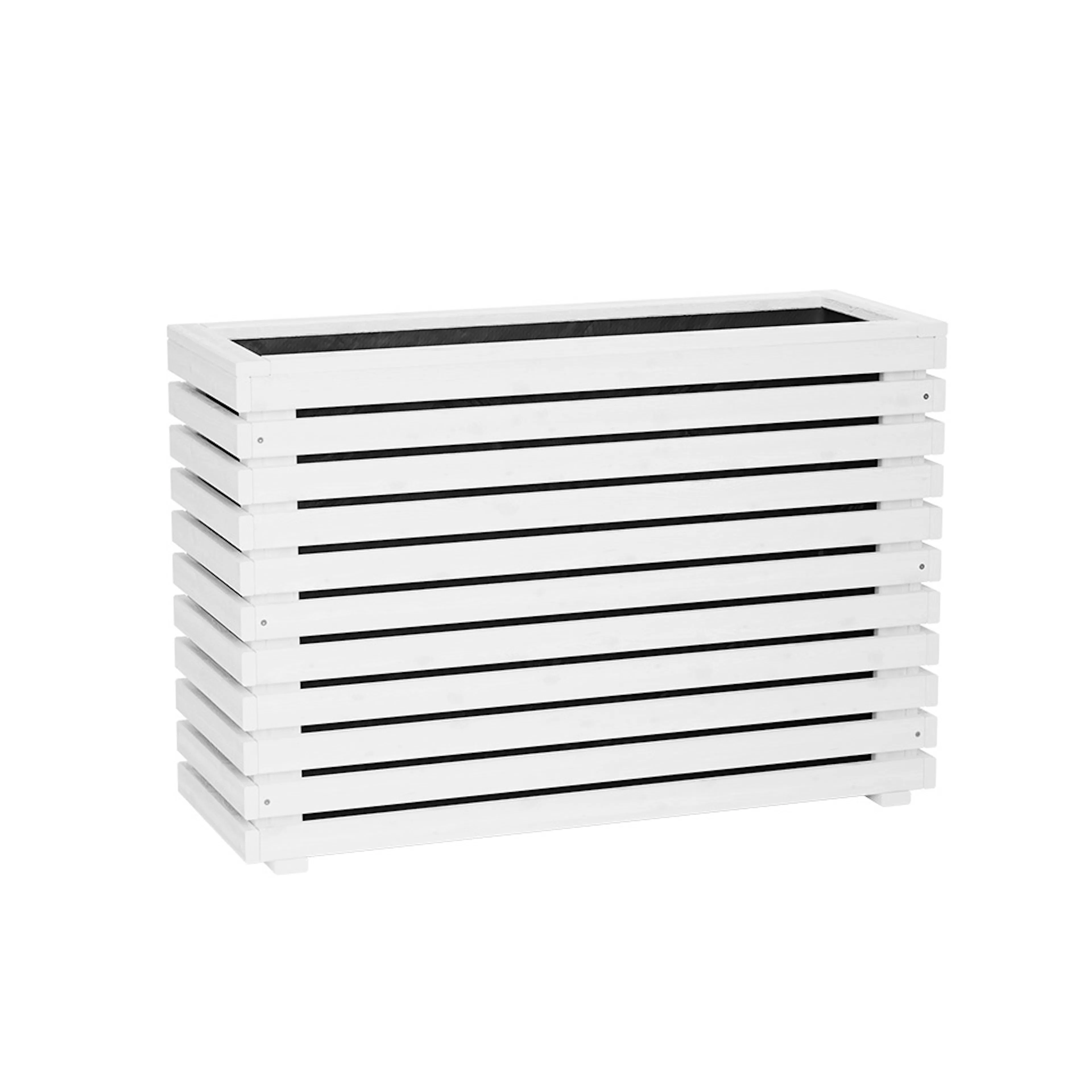 Planteringslåda Horizont 3 Vit 35x100x70cm FSC (B) Vit