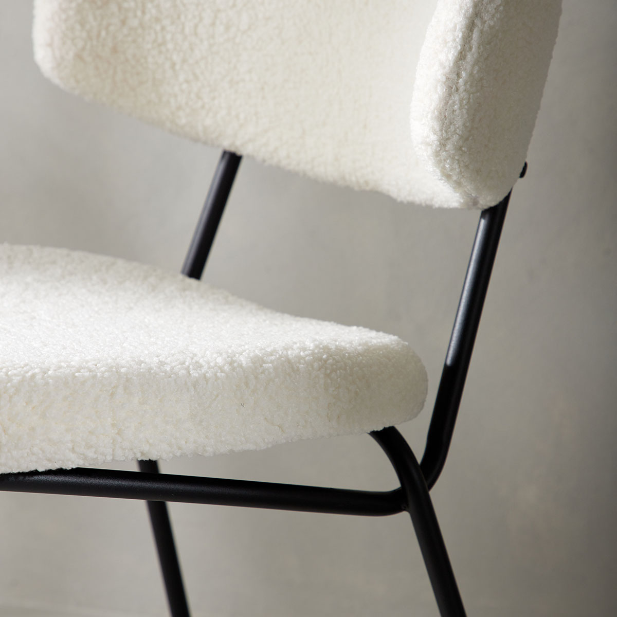 Matstol Venture Home Chico Stol i Boucle 2 st