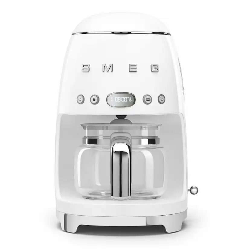 Frukostpaket Smeg Lilla Brödrost, Vattenkokare & Kaffebryggare Vit